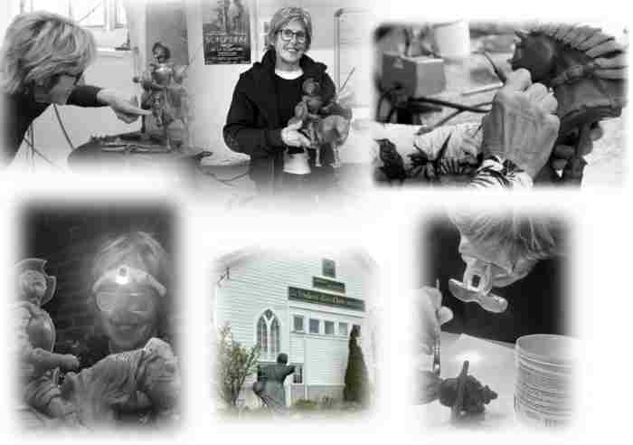 Diane Maisonneuve à l'oeuvre